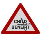 child benefit warning symbol