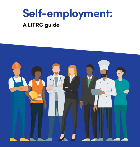 Image of the cover of the LITRG self-employment guide