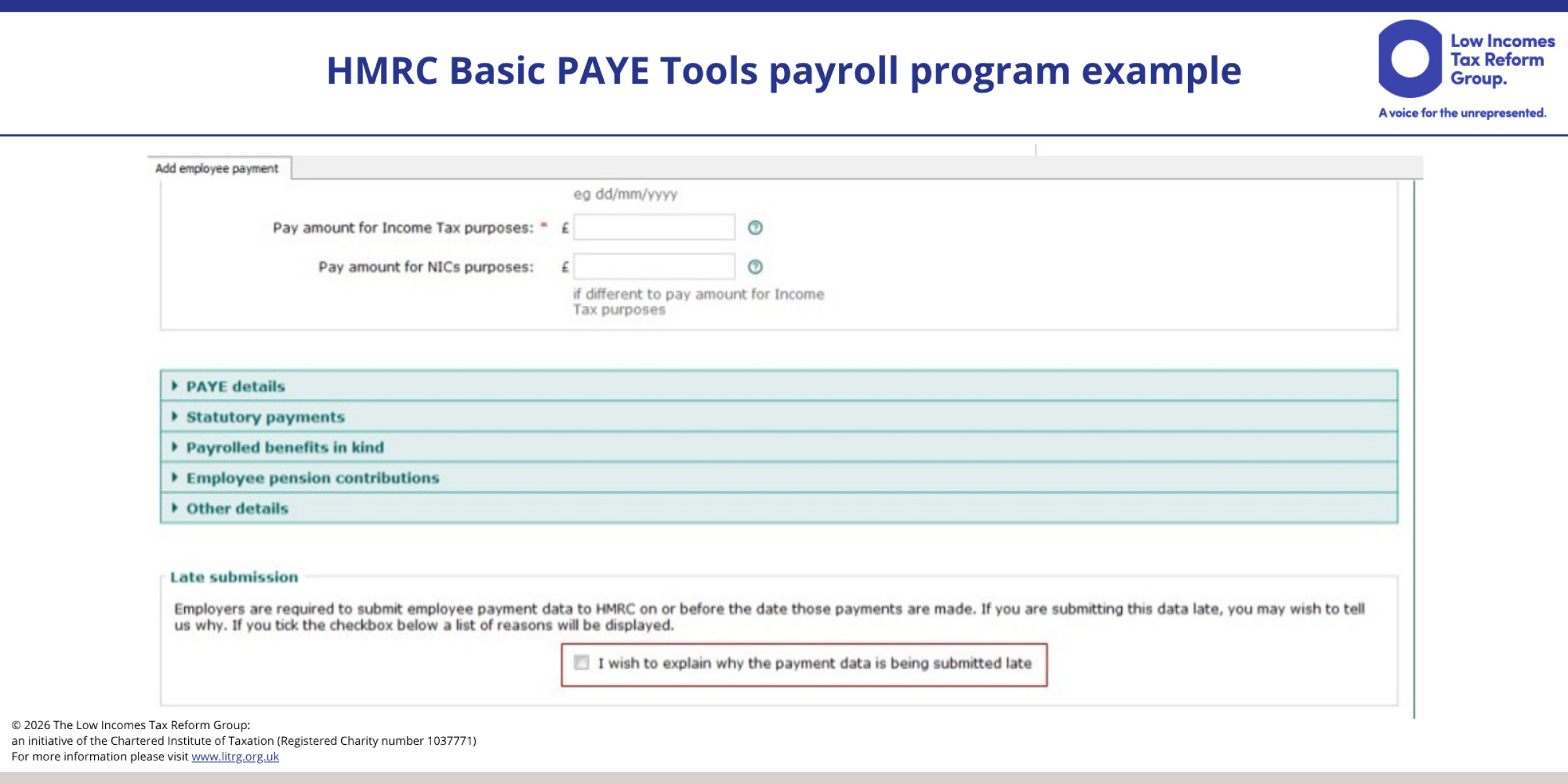 Dealing with PAYE errors | Low Incomes Tax Reform Group
