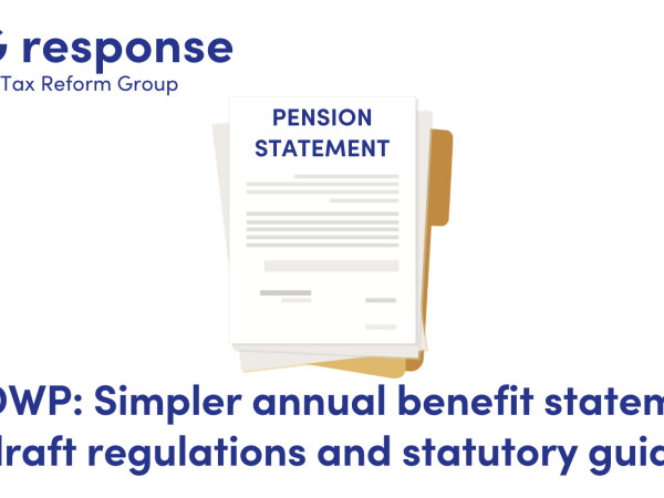 Illustration of a pension statement