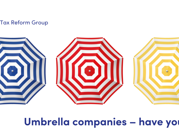 Illustration of 3 umbrellas