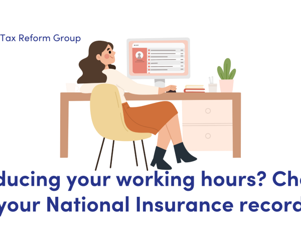 News: Reducing your working hours? Check your National Insurance record - image of a woman looking at her national insurance record online