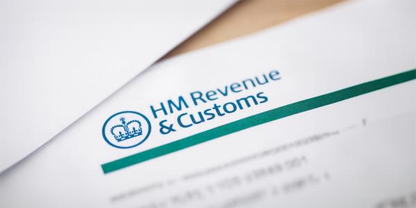 A letter from HMRC showing their logo 'HM REVENUE & CUSTOMS' with the crown to the left of the writing. A letter from HMRC showing their logo 'HM REVENUE & CUSTOMS' with the crown to the left of the writing.