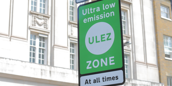 ULEZ signpost ULEZ signpost