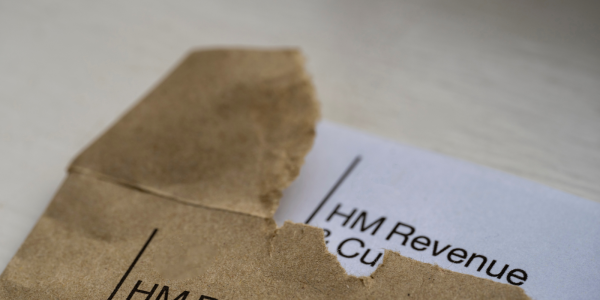 HMRC letter in stamped envelope HMRC letter in stamped envelope