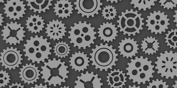 A bunch of technical cogs A bunch of technical cogs