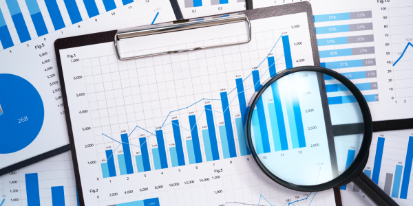 Various different graphs and charts of data Various different graphs and charts of data