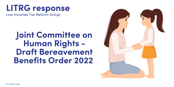 LITRG RESPONSE: LITRG has responded to a call for evidence from the Joint Committee of Human Rights. Image of a mother kneeling in front of her young daughter and holding here hands. 