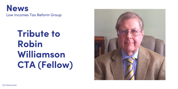 News - Tribute to Robin Williamson CTA (Fellow) - with photo of Robin Williamson.