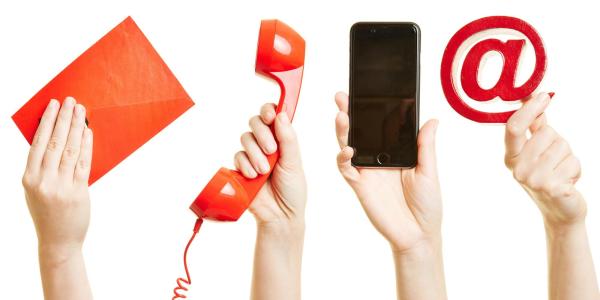 communication letter telephone email