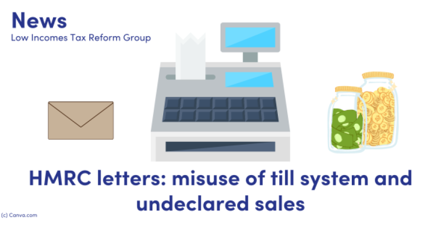 HMRC letters misuse of till system and undeclared sales Low